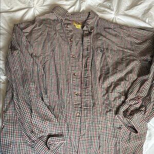 Duck Head Red & Green Plaid Button-Down Shirt